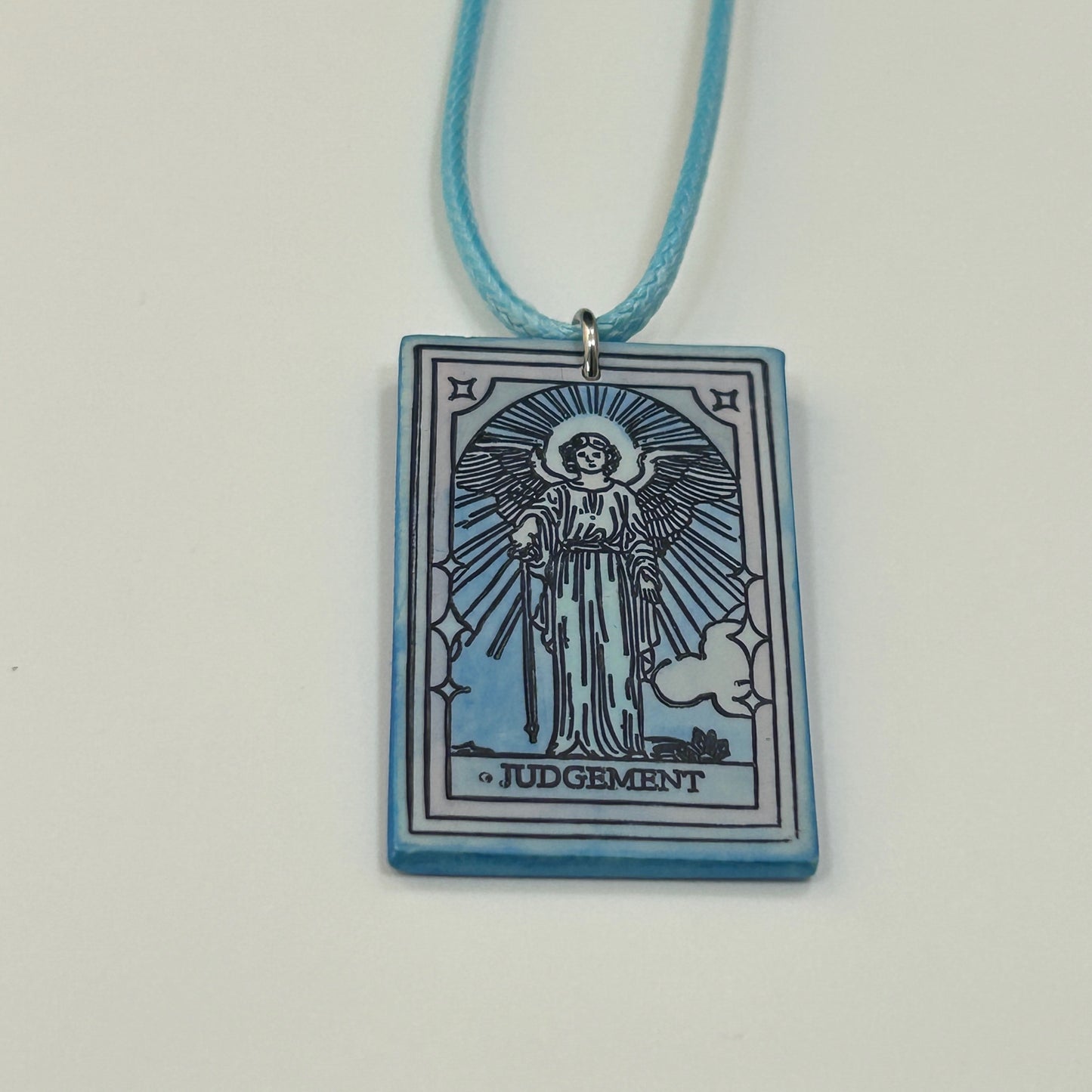 Judgement Tarot Card Pendant Necklace