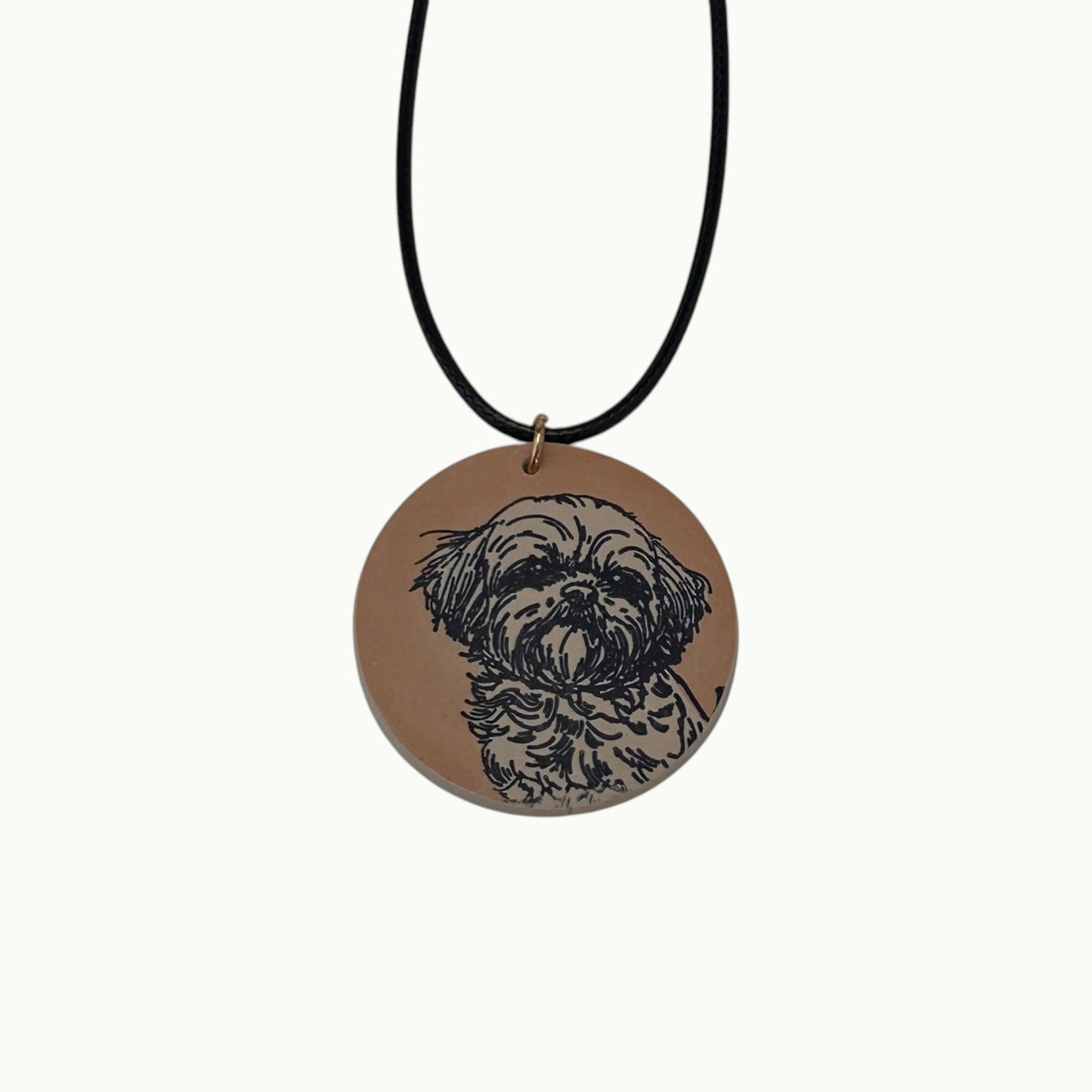 Shih Tzu Pendant Necklace