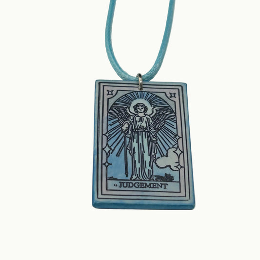 Judgement Tarot Card Pendant Necklace