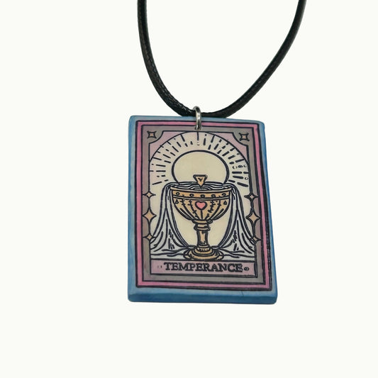 Temperance Tarot Card Pendant Necklace (Copy)