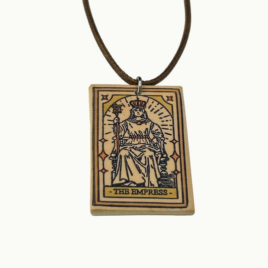 The Empress Tarot Card Pendant Necklace