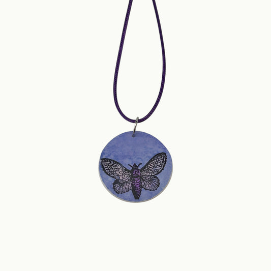 Tanzanite Moth Necklace