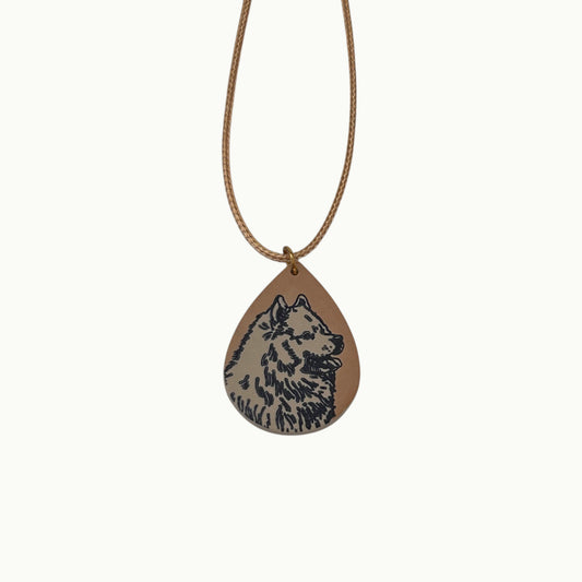 Samoyed Pendant Necklace