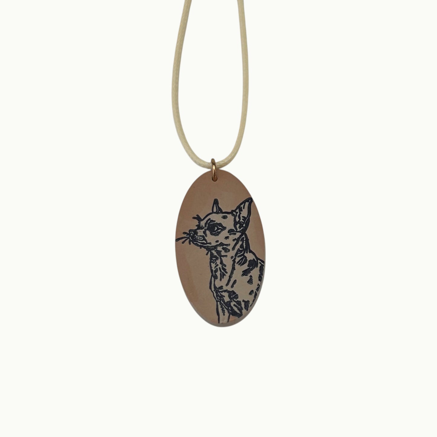 Chihuahua Pendant Necklace