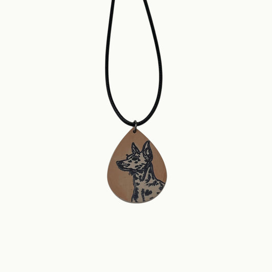 Belgian Malinois Pendant Necklace