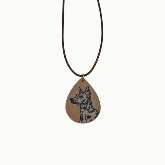 Belgian Malinois Pendant Necklace