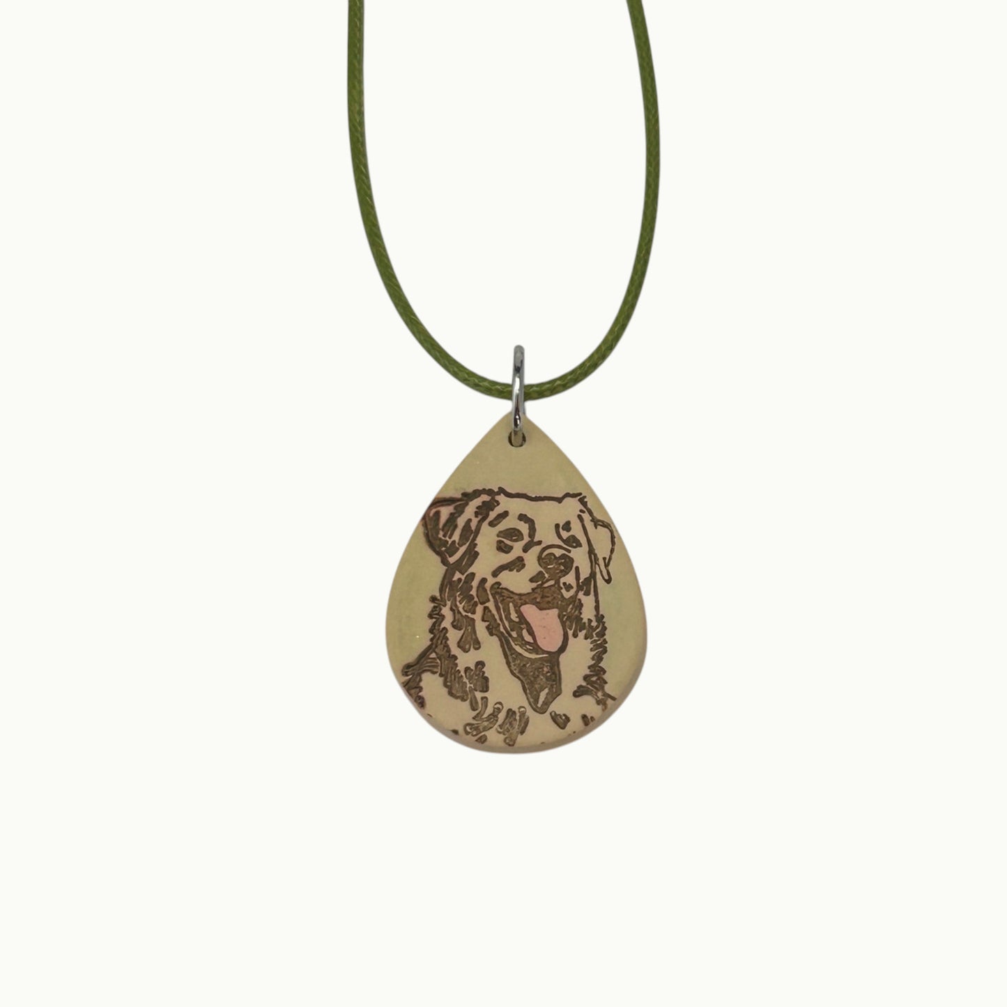 Golden Retriever Pendant Necklace