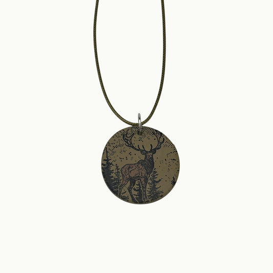 Stag Pendant Necklace